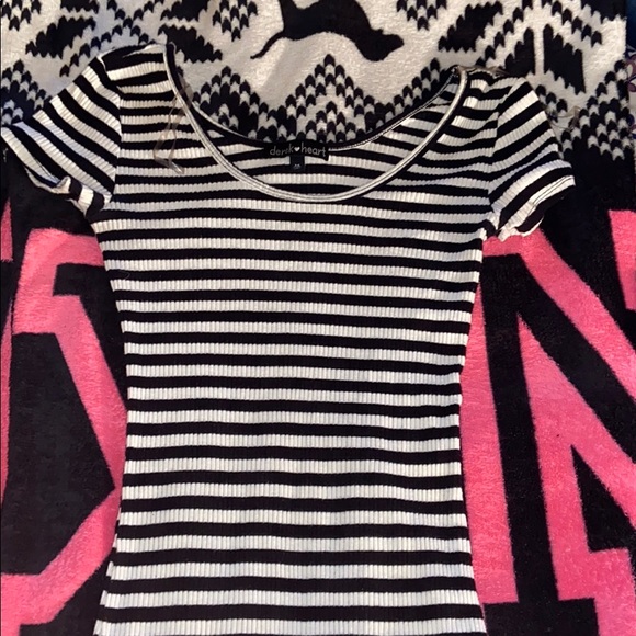 white and black striped dress - Picture 1 of 1